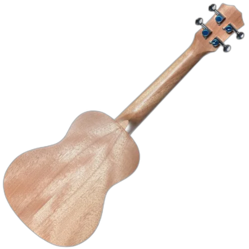 Ukulele Concerto Acústico Seizi Bali Concert Okume Nut e Rastilho em Osso Roseta em Abalone Símbolo Hei Matau em Abalone no Headstock Encordoamento Aquila 10360277