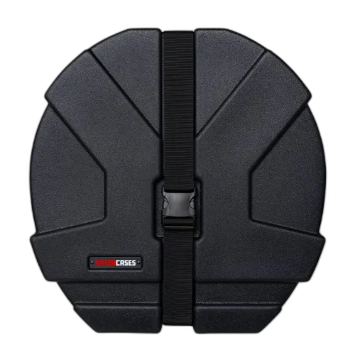 Case para Surdo de Bateria Gator GPC 1616 16x16 com Estrutura Rotomoldada Ultra Resistente Interior em Microveludo Vermelho com Espuma Acolchoada Alças Ergonômicas Travas Reforçadas e Sistema de Empilhamento Gator Grooves
