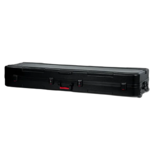 Case para Teclado Gator GTSA Key 88D Moldado 7/8" Extra com Rodinhas para Teclados de 88 Teclas com Estrutura Moldada Ultra Resistente Interior Acolchoado Alças Ergonômicas Travas Reforçadas e Rodas para Transporte