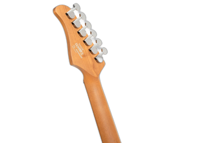 Braço Roasted Maple e Ponte 6-Point Tremolo