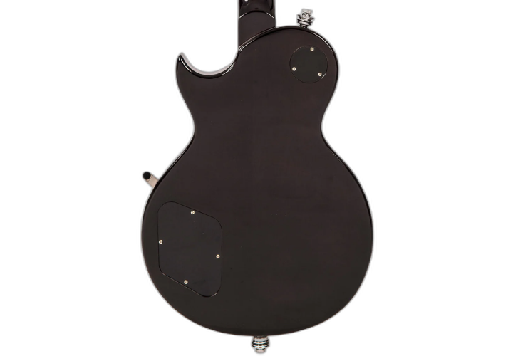 Corpo Mahogany com Top Flamed Maple Thru Black