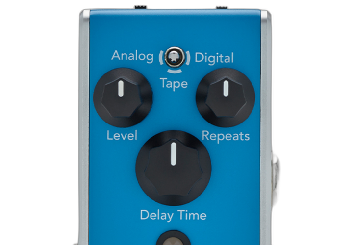 Tap Tempo e Modos Analog Digital Tape