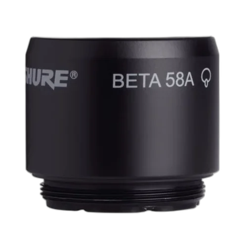 Cápsula Shure RPW118 Beta 58A Sem Fio com Conjunto de Alojamento e Grade Fosca Dinâmico Supercardioide para Transmissores de Mão