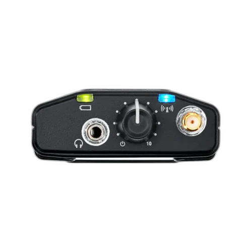Receptor Bodypack Shure P9RA Sem Fio UHF Estéreo Híbrido Analógico/Digital G6 com CueMode MixMode Scan & Sync EQ Paramétrico 4 Bandas e Compatível com Bateria SB900C