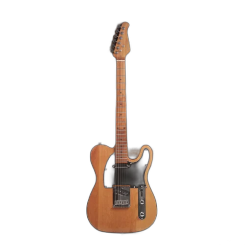 Guitarra Benson Hardy HD 904 N BKPG Natural com Corpo Alder Braço Roasted Maple Parafusado Escala Roasted Maple 22 Trastes 2 Captadores Single Coil Wilkinson Alnico e Bag