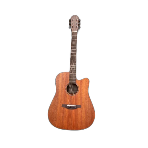 Violão Eletroacústico Benson Exodus EXD500CE MAH NS Natural Satin com Captador e Equalizador Benson BS-4 Tampo Mahogany Maciço Cutaway e Bag
