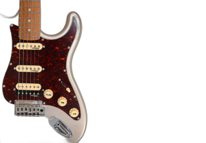 Corpo Alder Cinza com Pickguard Tortoise