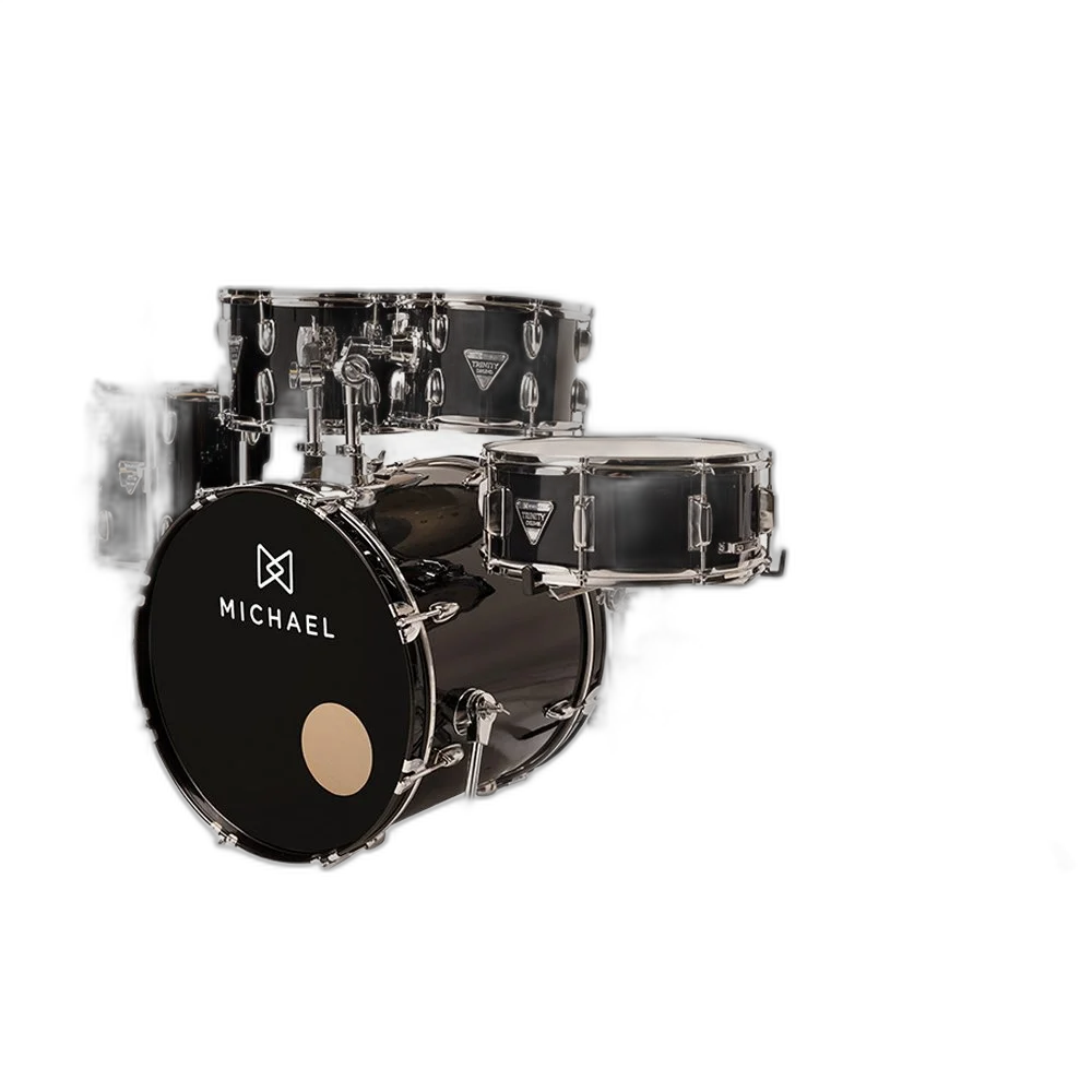 Bateria Acústica Michael Trinity Bumbo 20 Dmt220 Bk Preto