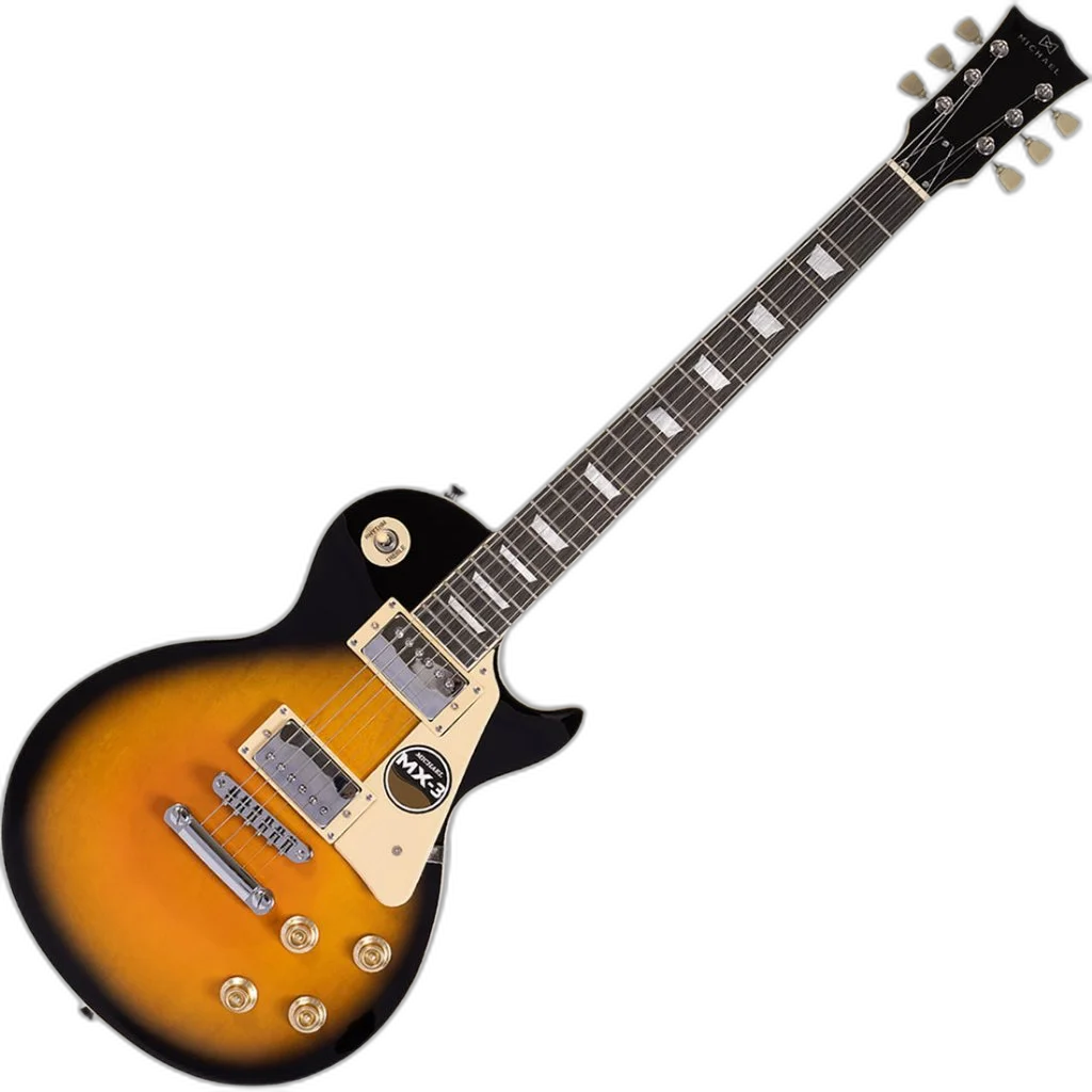 Guitarra Les Paul Strike Michael Gm750n VS Vintage Sunburst
