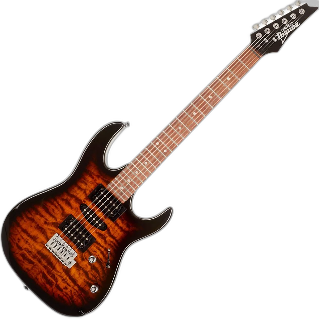 Kit Guitarra Ibanez Gio GRX-70 QA HSH Sunburst Gx04