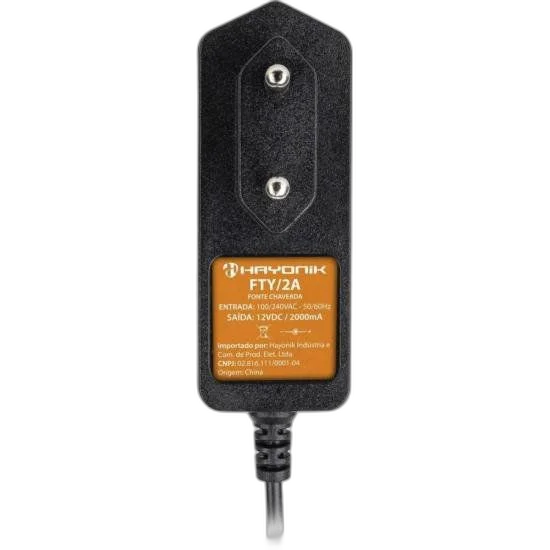 Fonte Chaveada Para Teclados Yamaha 12VDC 2A FTY/2A HAYONIK