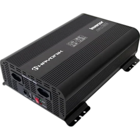 Inversor Automotivo HAYONIK PSW112 Onda Senoidal 2000W 12V/127V