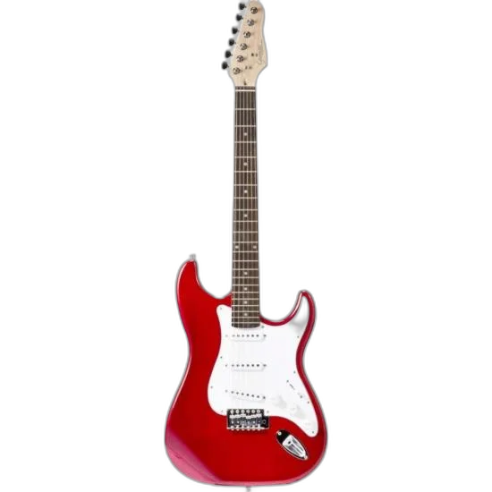 Guitarra Giannini G100 Vermelha Com Escudo Branco