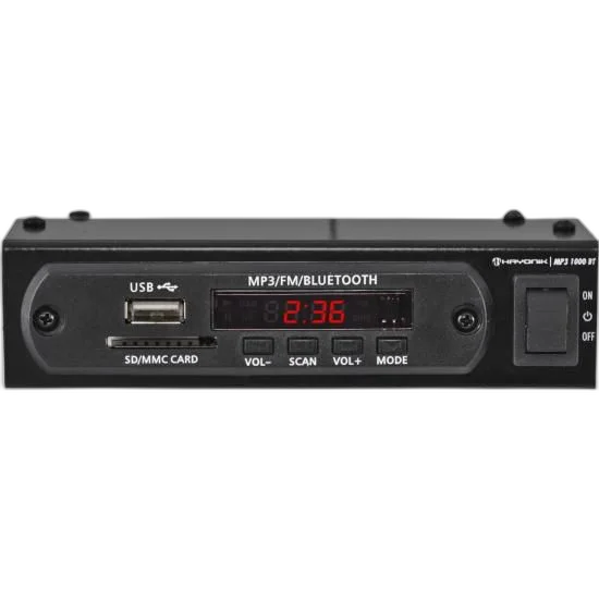 Módulo Pré Amplificador Hayonik MP3 1000BT C/ FM/USB/MP3/Bluetooth