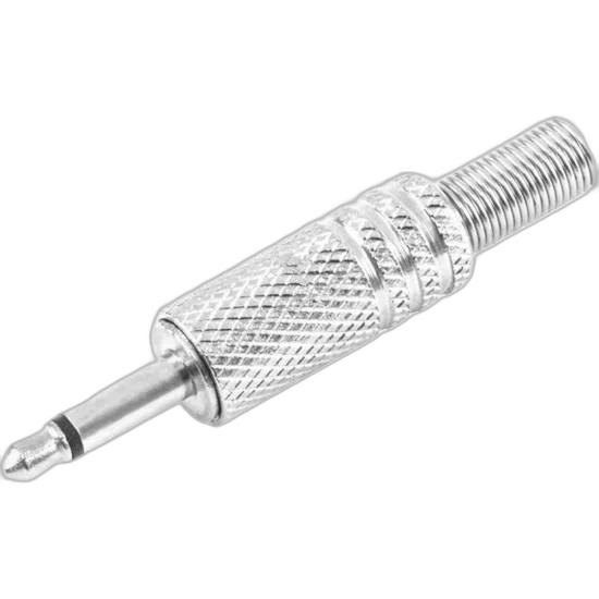 Plug P2 Mono Níquel Com Mola PGPD0005 Prata Storm - PCT / 50