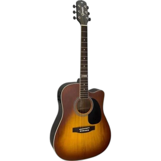 Violão Giannini GF1D CEQ Eletroacústico Aço Honey Burst