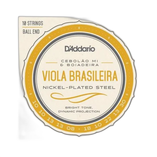 Encordoamento para Viola EJ82C Nickel Plated Steel D Addario