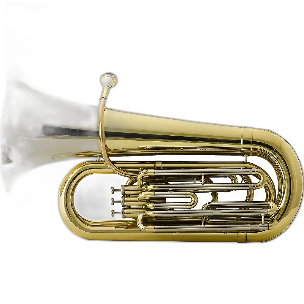 Tuba Harmonics BB HBB-L332L 3/4 3 Pistões Laqueada - Qualidade Superior e Som Incrível