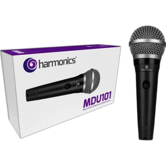 Microfone Harmonics MDU101 Dinâmico Cardióide