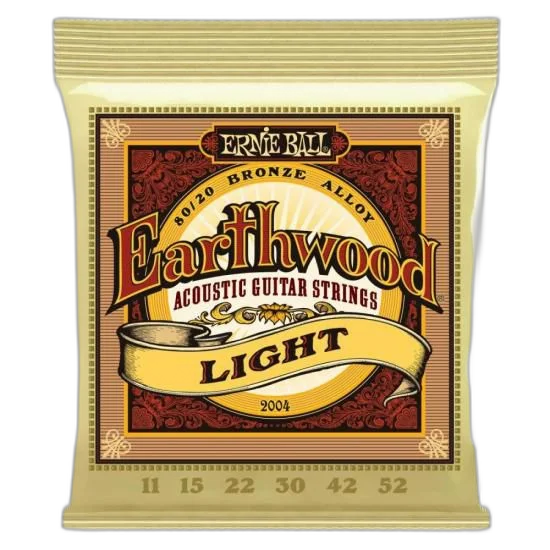Encordoamento Para Violão Aço .011 Leve Earthwood 2004 Ernie Ball