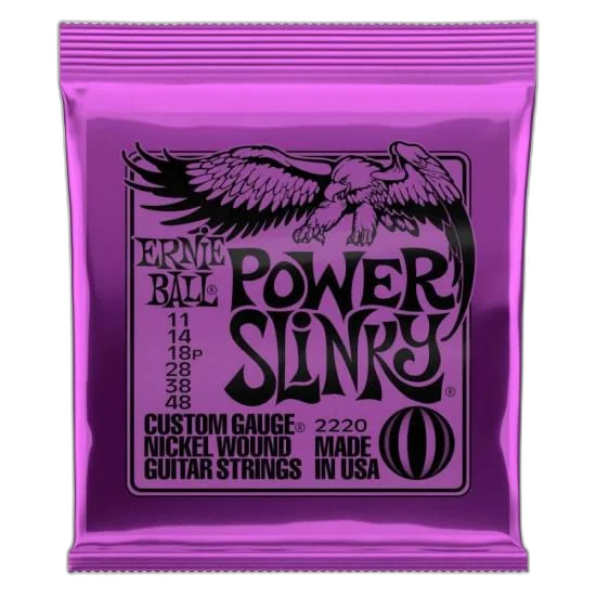 Encordoamento Para Guitarra 0.11 Niquel Power Slinky 2220 Ernie Ball