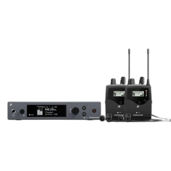 Sistema De Monitoramento Sennheiser EW IEM G4-TWIN-G Sem Fio Antigo