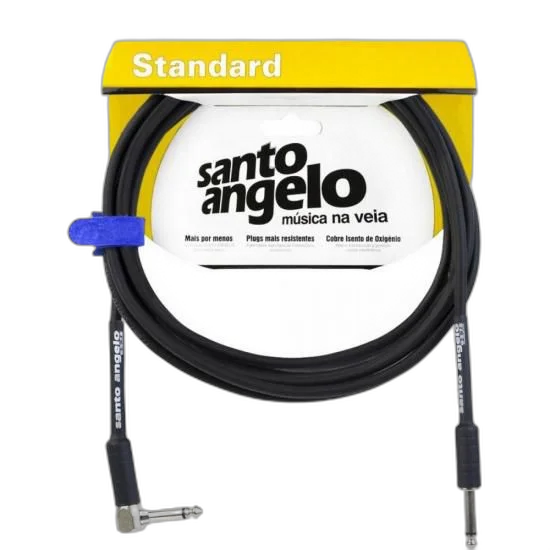 Cabo para Instrumetnos P10 x P10 90º 4,57m Angel L Santo Angelo