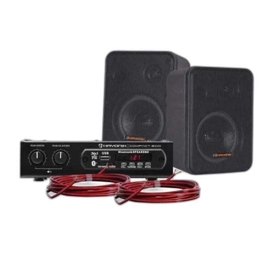 Kit Som para Ambiente Hayonik Ambience 2000 V2 Preto