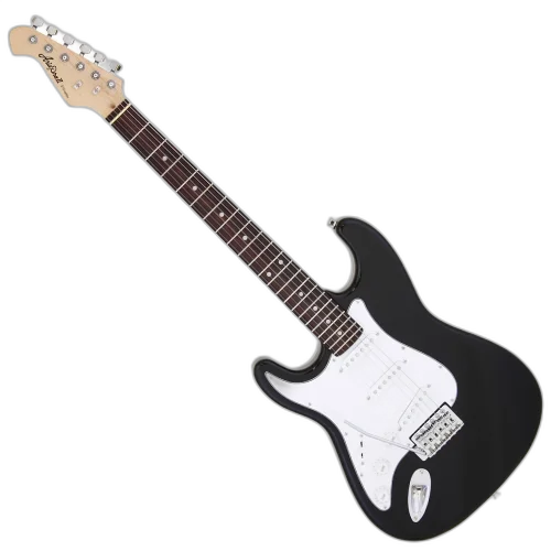 Guitarra Aria Série STG-003/M LH Black (canhoto)