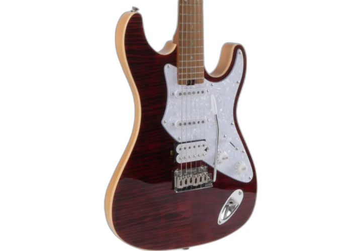 Headstock com Hardware Chrome