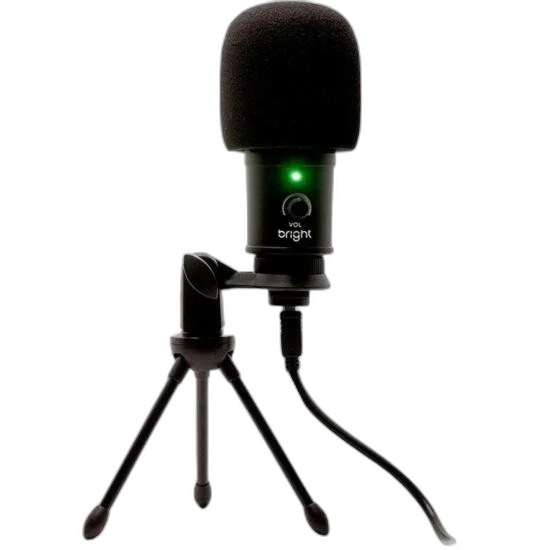 Microfone De Mesa Bright Streamer RGB