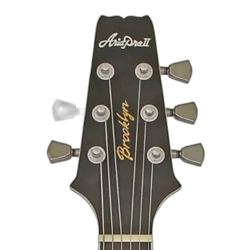 Guitarra Aria Pro II 718-MK2 Brooklyn Open Pore Black