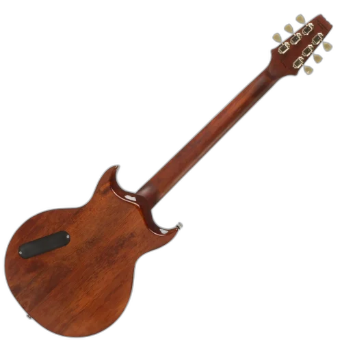 Guitarra Semiacústica Aria Pro II 212-MK2 Bowery Black com Captação Mini Humbucker e Bigsby