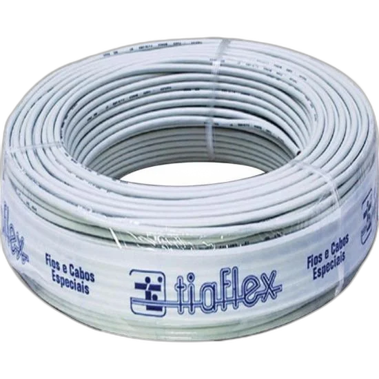 Fio Manga 4 x 22AWG Com Blindagem Bege Tiaflex - RL / 100