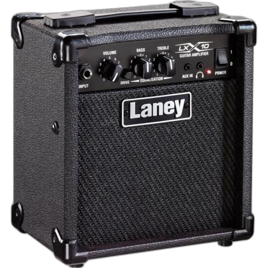 Amplificador Para Guitarra Laney LX10 Preto 10W - Som Potente e Compacto para Músicos