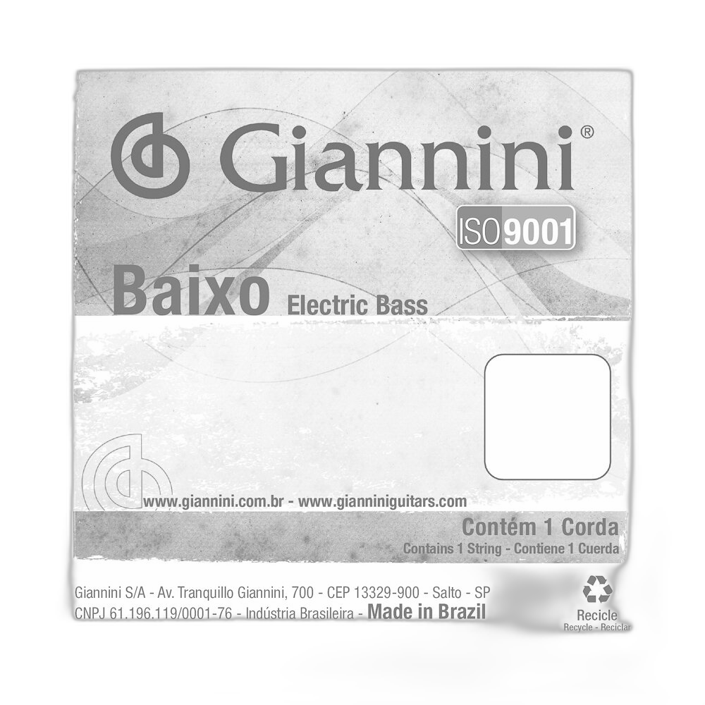 Corda Avulsa Baixo 4 Giannini Nickel Round Wound GEEBRL5.4