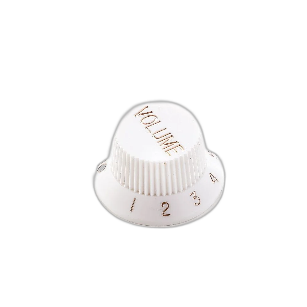 Knob Plástico Instrumentos Volume (3 Peças) Spirit PSV-V-WH