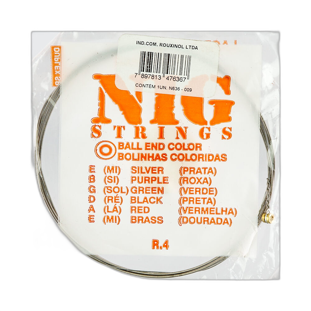 Corda Avulsa Guitarra 6 NIG Nickel Round Wound (.042) N-636