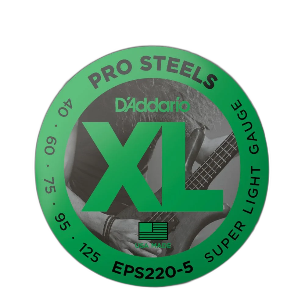 Encordoamento Baixo 5C 40-125 D Addario XLProSteels EPS220-5