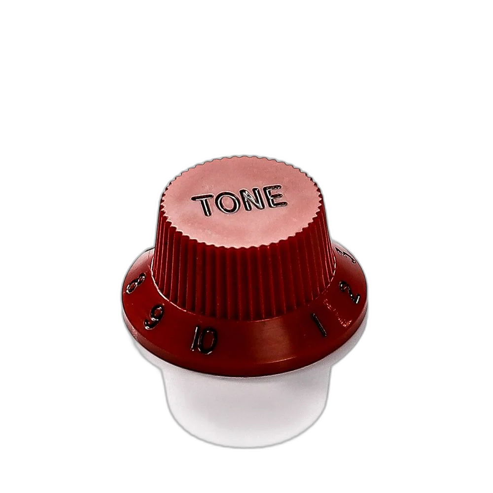 Knob Plástico Instrumentos Tone (6 Peças) Spirit PSV-T-RED
