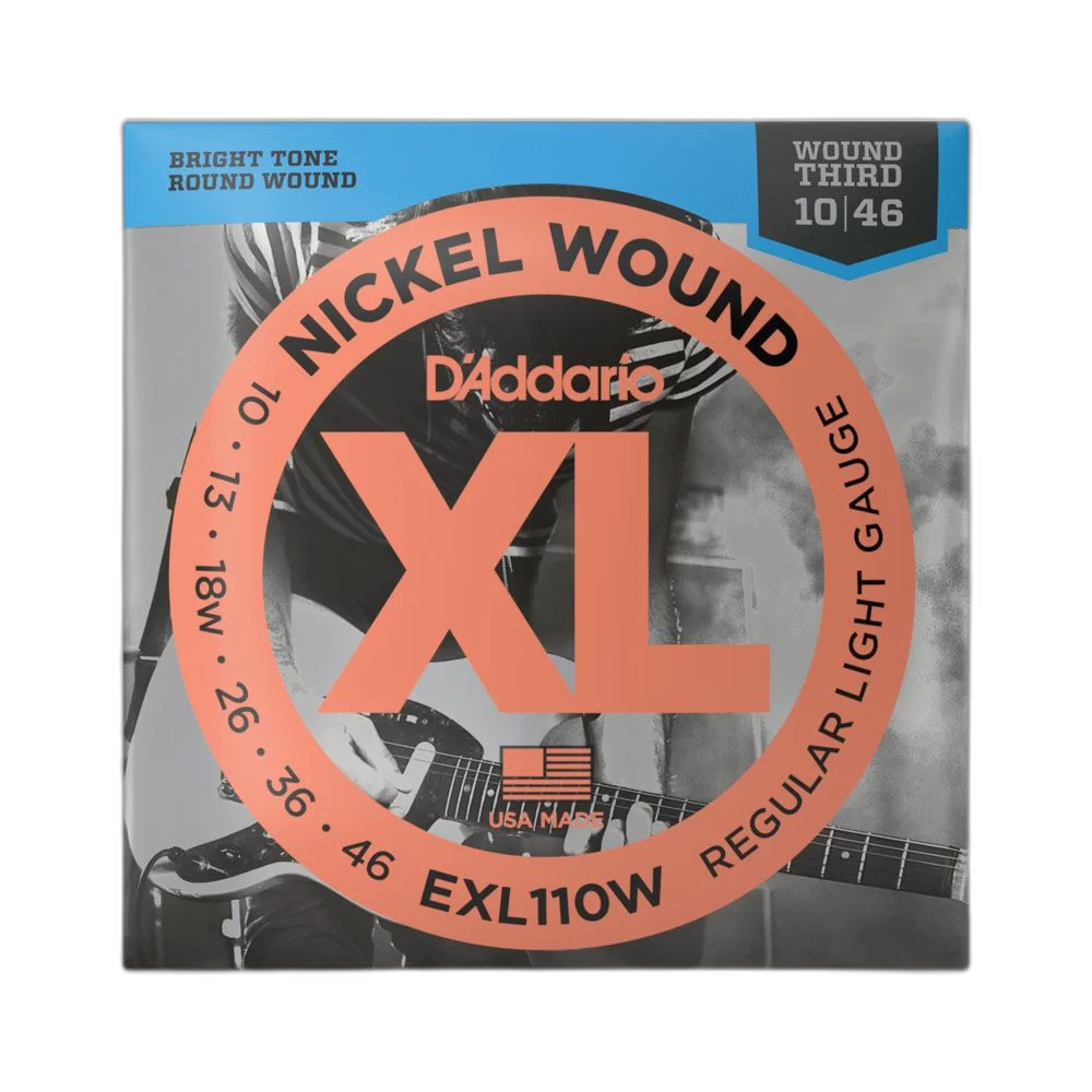 Encordoamento Guitarra 10-46 D Addario XL Nickel EXL110W