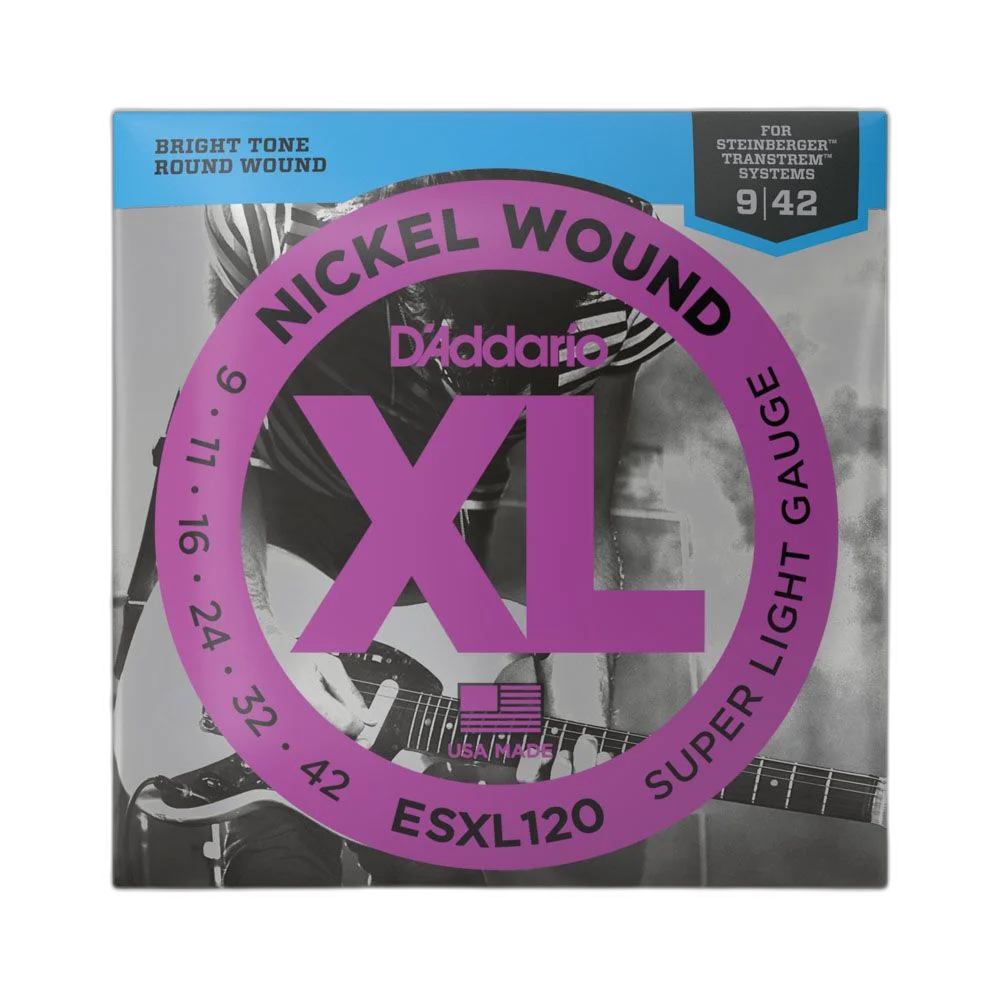 Encordoamento Guitarra 09-42 D Addario XL Nickel ESXL120