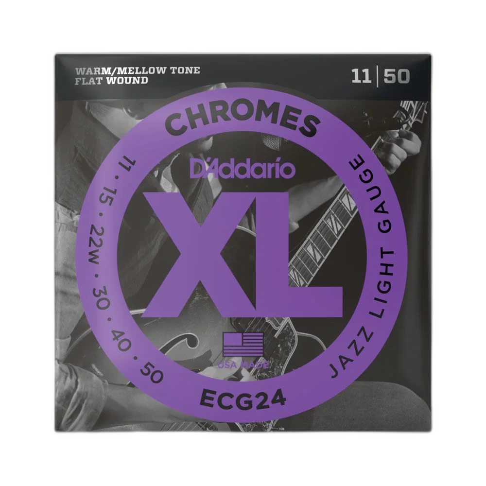 Encordoamento Guitarra 11-50 D Addario XL Chromes ECG24