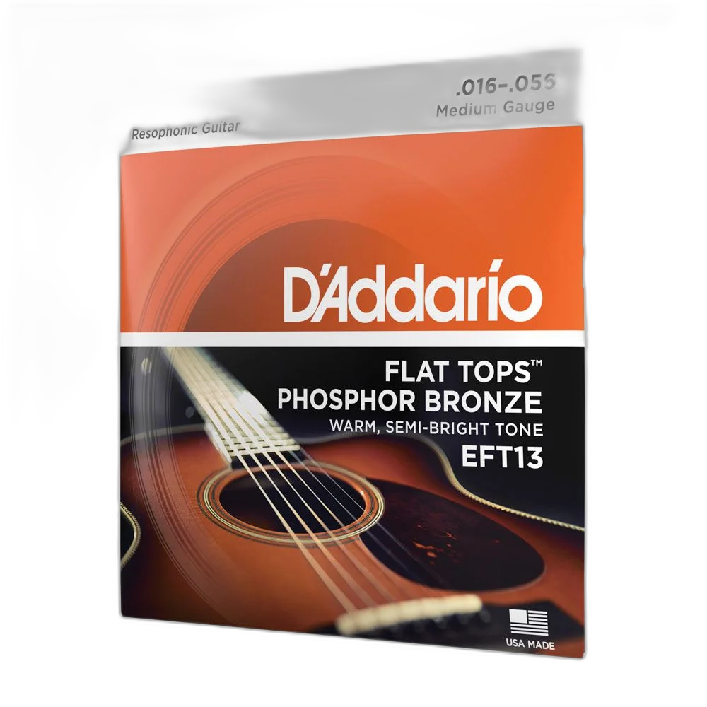 Encordoamento Violão Aço 16-56 D Addario Flat Tops EFT13