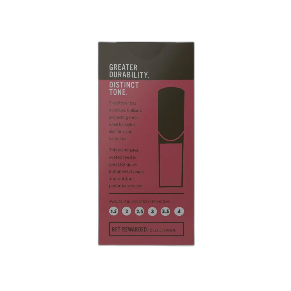 Palheta Sax Soprano 2.0 (5 Unidades) D Addario Plasticover