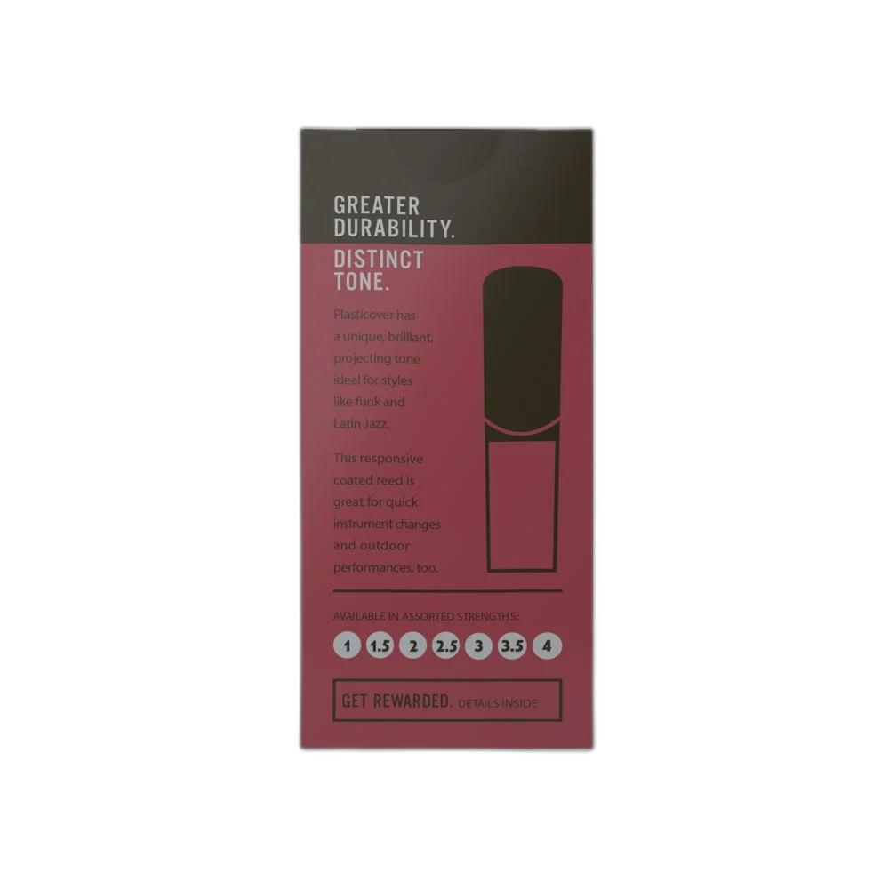 Palheta Sax Alto 2.0 (5 Unidades) D Addario Plasticover