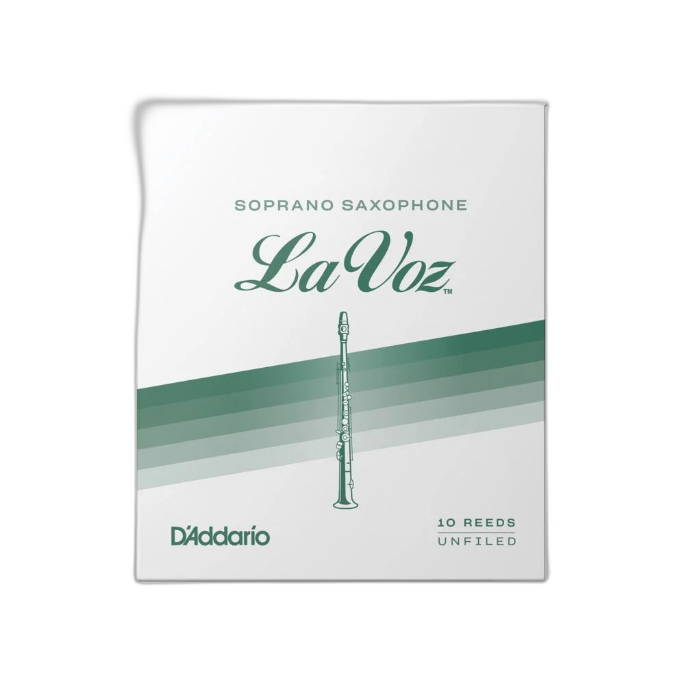 Palheta Sax Soprano M (10 Unidades) D Addario La Voz RIC10MD