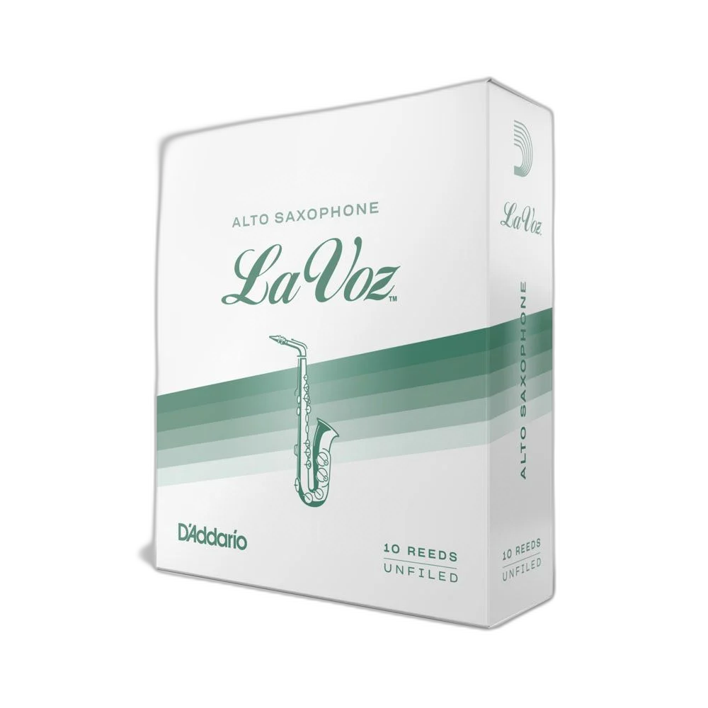 Palheta Sax Alto M/S (10 Unidades) D Addario La Voz RJC10MS