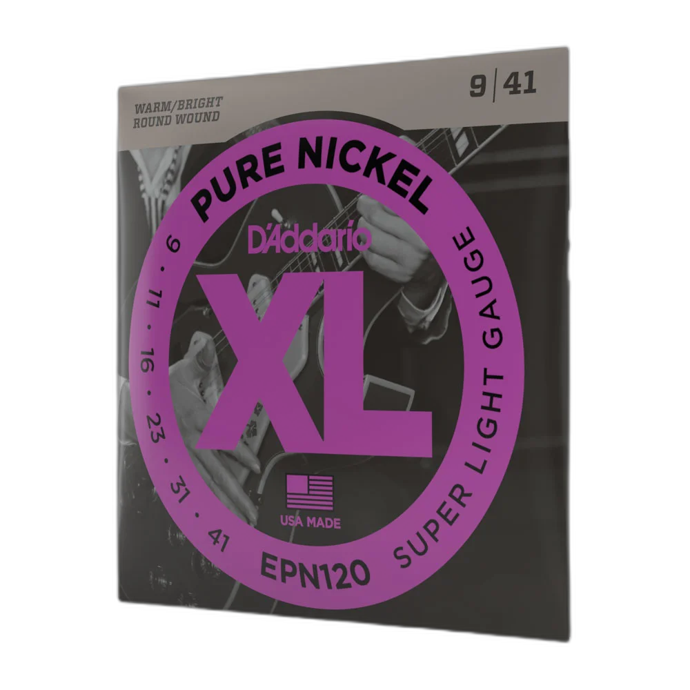 Encordoamento Guitarra 09-41 D Addario XL Pure Nickel EPN120