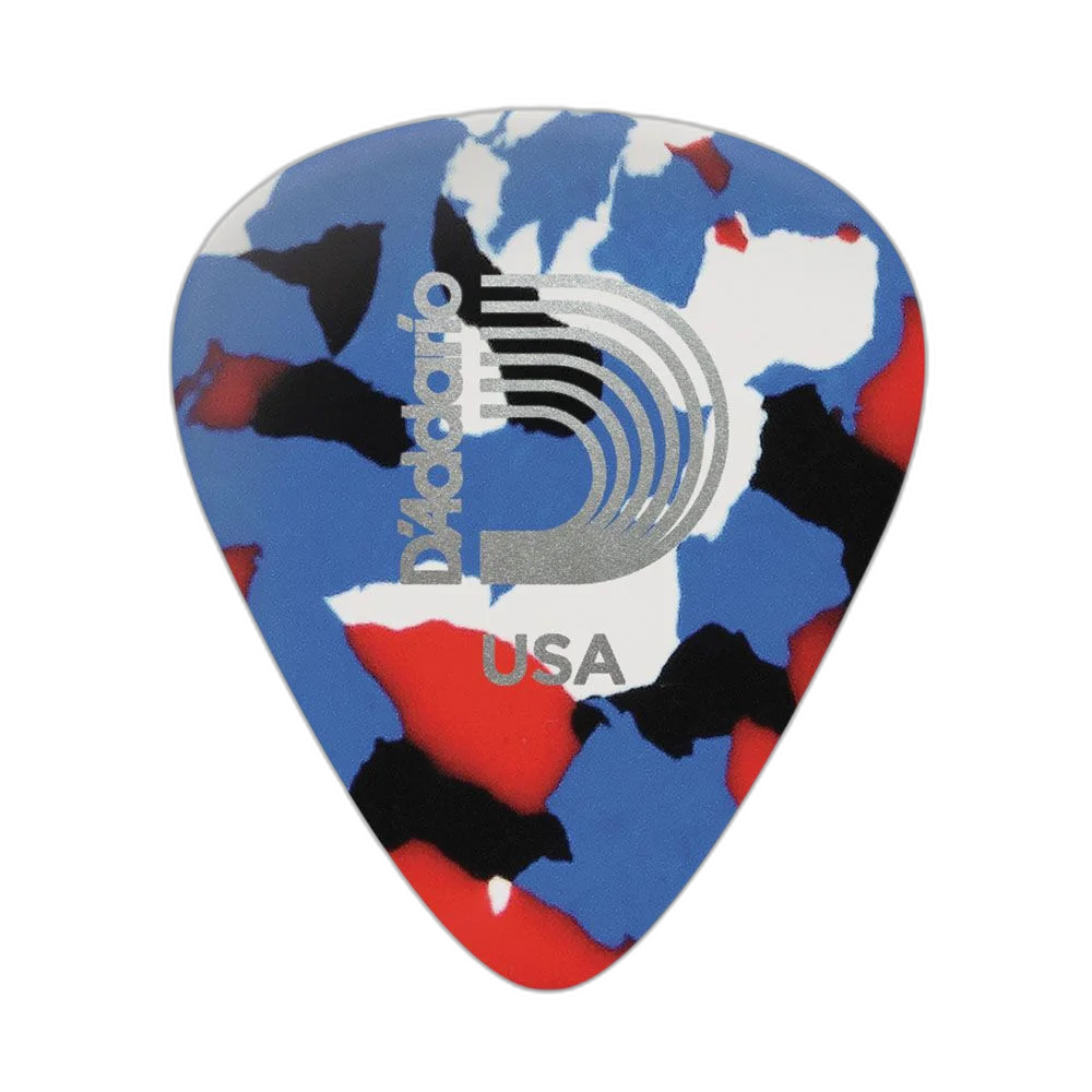 Palheta Celulóide Multicolorida Média D Addario 1CMC4-10